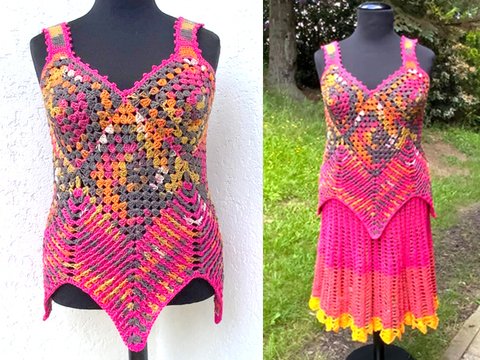 Sommeroberteil  mit extra BH-Körbchen