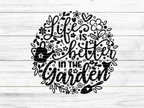 Garden Life Plotterdatei SVG DXF FCM