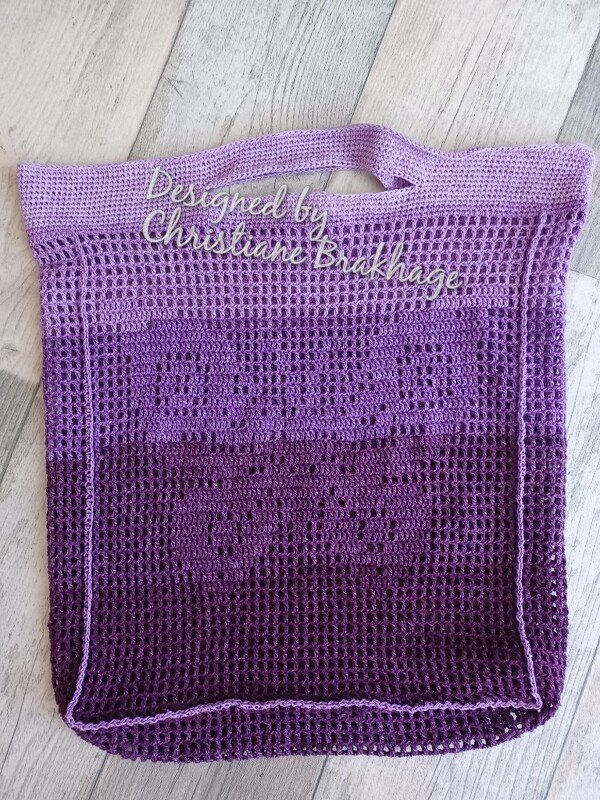 Häkeltasche "Vivi" mit Motiv - Bild 2