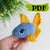 Crochet fish pattern, easy crochet little amigurumi fish