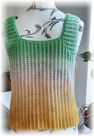 Häkelanleitung RVO Top Celeste