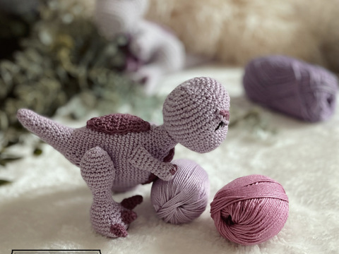 Häkelanleitung Raptor - Raptora - Dinosaurier - Deutsch