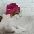 Pink bucket hat for cats and small dogs crochet pattern PDF digital