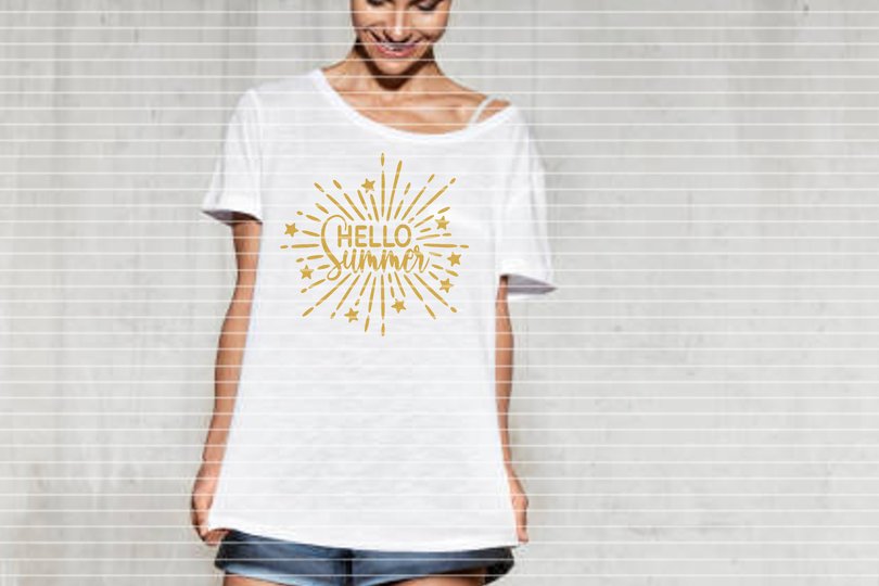 Hello Summer Plotterdatei SVG DXF