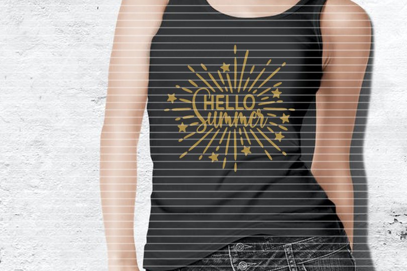 Hello Summer Plotterdatei SVG DXF