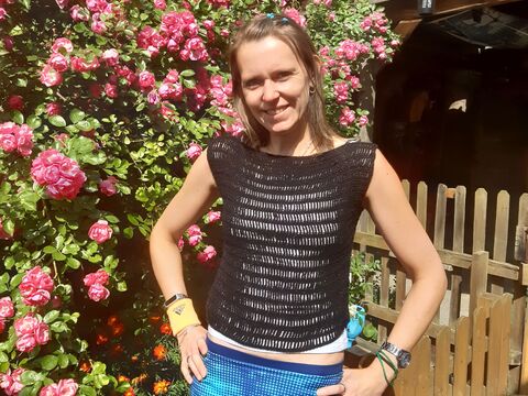 Shirt "fresh" Crop Top häkeln Sommertop Häkelanleitung