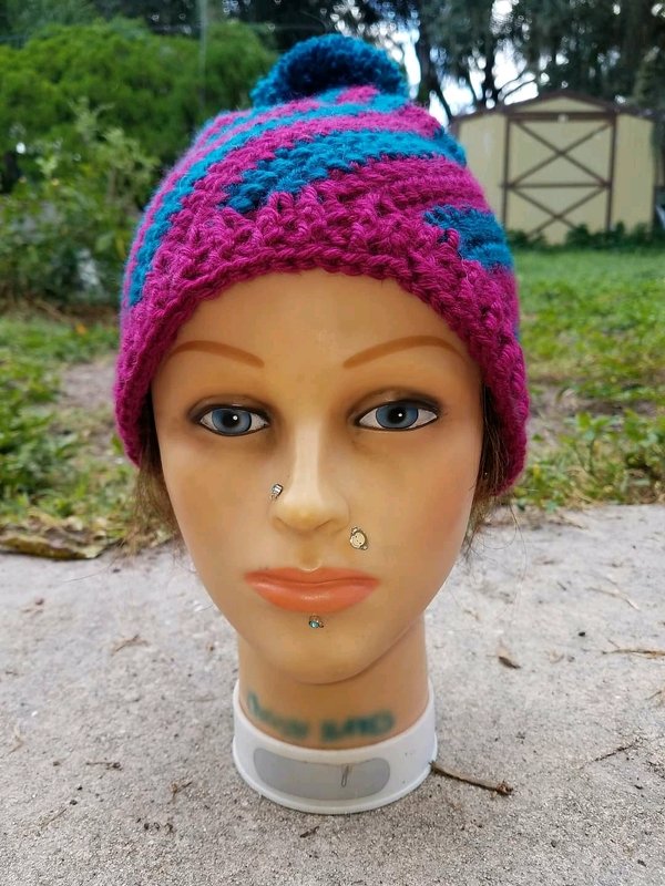 Crochet Swirl Hat Pattern - Newborn to Adult Sizes - Image 3