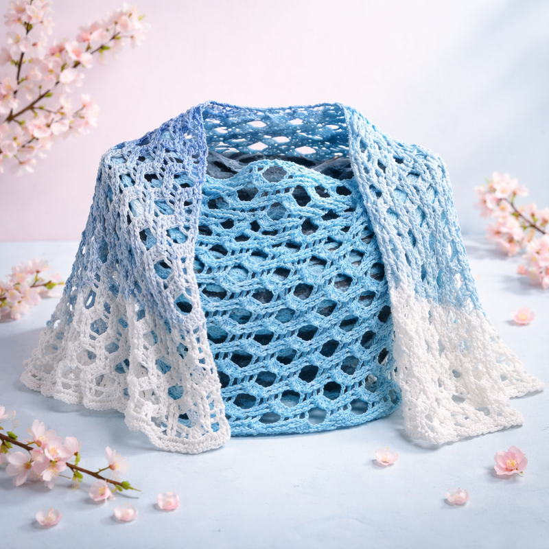 Scarf/Stole “Rabyana BE” – Crochet pattern - Image 8