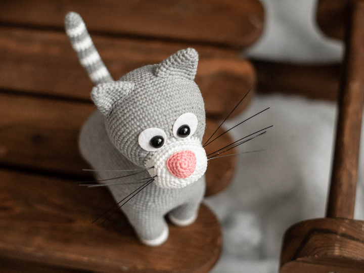 SET of 2 crochet patterns: Dog and Cat