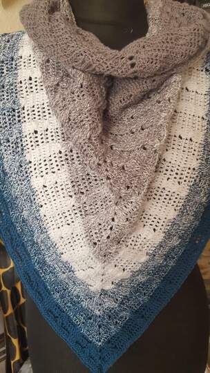 Häkelanleitung Tuch Nia