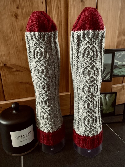 Strickanleitung "Celtic Rose" Socken