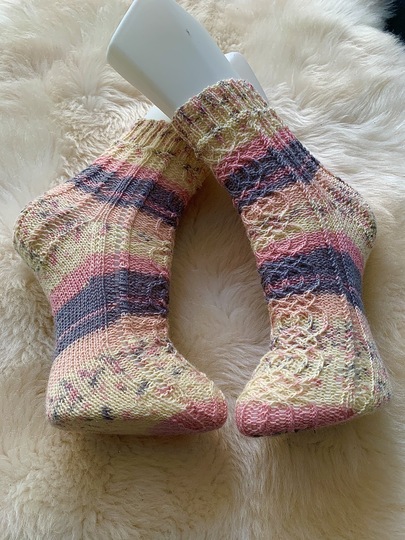Strickanleitung "Celtic Rose" Socken