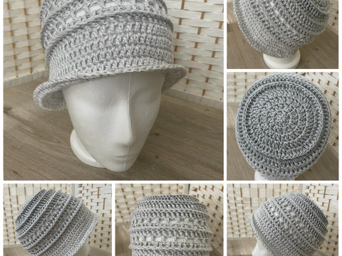 Häkelanleitung 1-Bobbel-Sommerhut "Steinchen Deluxe"