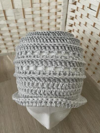 Häkelanleitung 1-Bobbel-Sommerhut "Steinchen Deluxe"