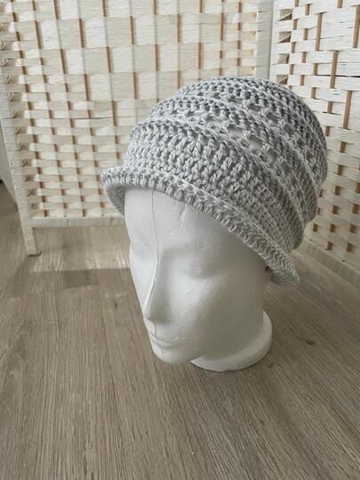 Häkelanleitung 1-Bobbel-Sommerhut "Steinchen Deluxe"