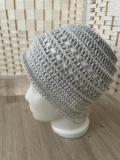 Häkelanleitung 1-Bobbel-Sommerhut "Steinchen Deluxe"