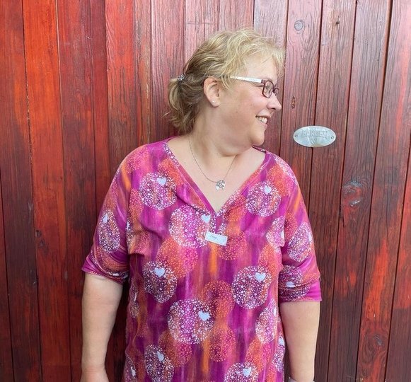 Schnittmuster loses Shirt mit überschnittenen Schultern Damen Gr. 32 - 62
