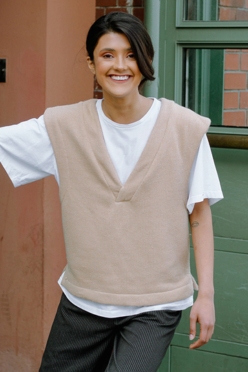 Sewing pattern slipover vest gilet sweater for women XS-XXXL easy