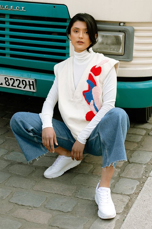 Schnittmuster Pullunder tuften & nähen XS-XXXL Einfach mit Video-Anleitung - Bild 4