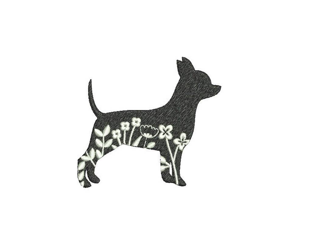 Chihuahua Flowers (2 Sizes)