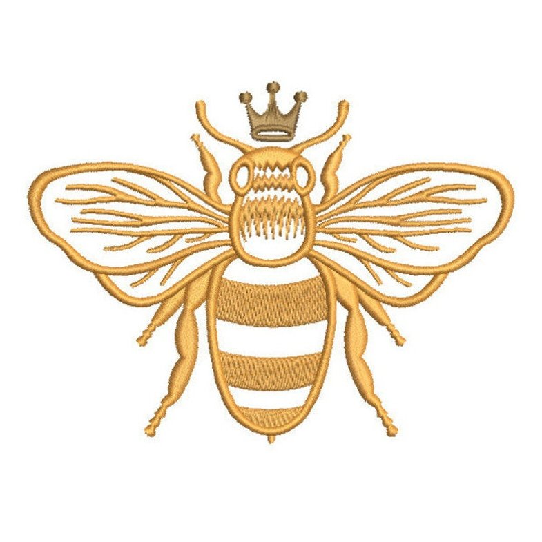 Bienenkönigin mit Krone