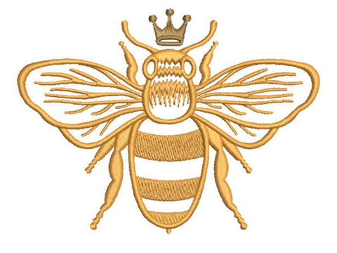 Bienenkönigin mit Krone