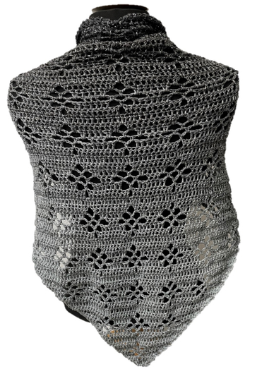 Häkelanleitung Dreieckstuch "Ornamental Flower"