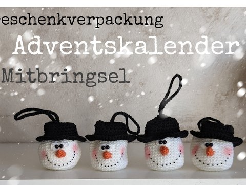 Schneemann Verpackung / Adventskalender / Mitbringsel