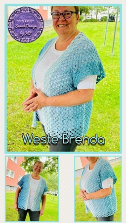Häkelanleitung Weste Brenda