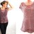 Shirt, Top, Tunic “Marlene” (Top-Down Raglan) - Crochet Pattern
