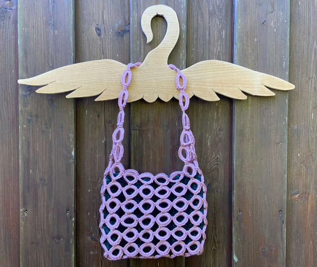 elegante Tasche  mit  Kreisen