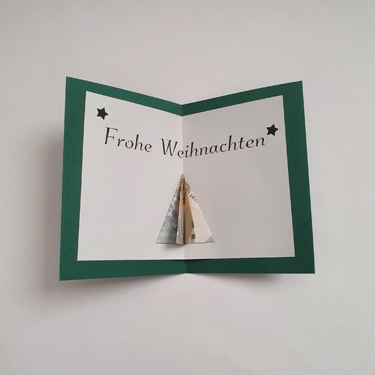 Origami Geldschein Tannenbaum Version 2 (*)