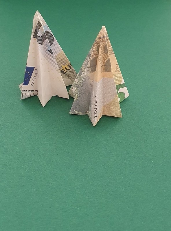 Origami Geldschein Tannenbaum Version 3 (**) - Bild 2