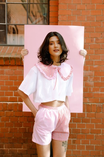 Free pattern statement collar, simple with video tutorial