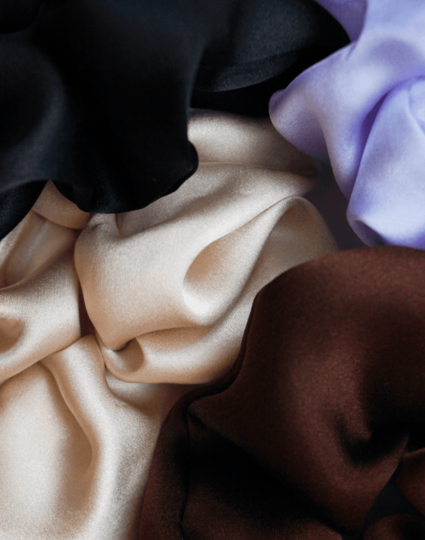 Free sewing pattern hair band scrunchie Easy with video tutorial