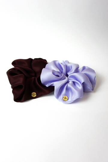 Free sewing pattern hair band scrunchie Easy with video tutorial