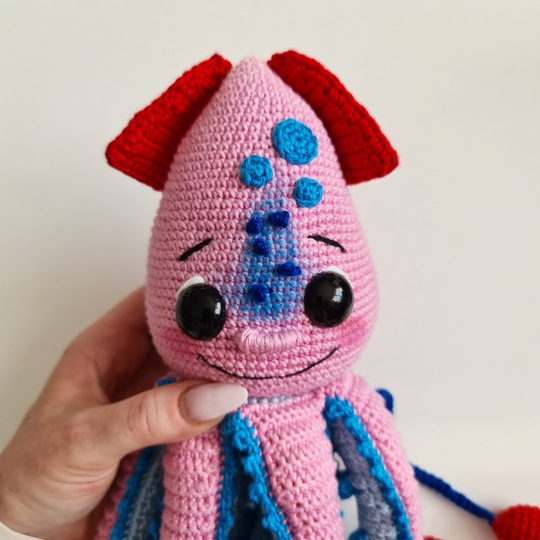 Tintenfisch Kalle häkeln