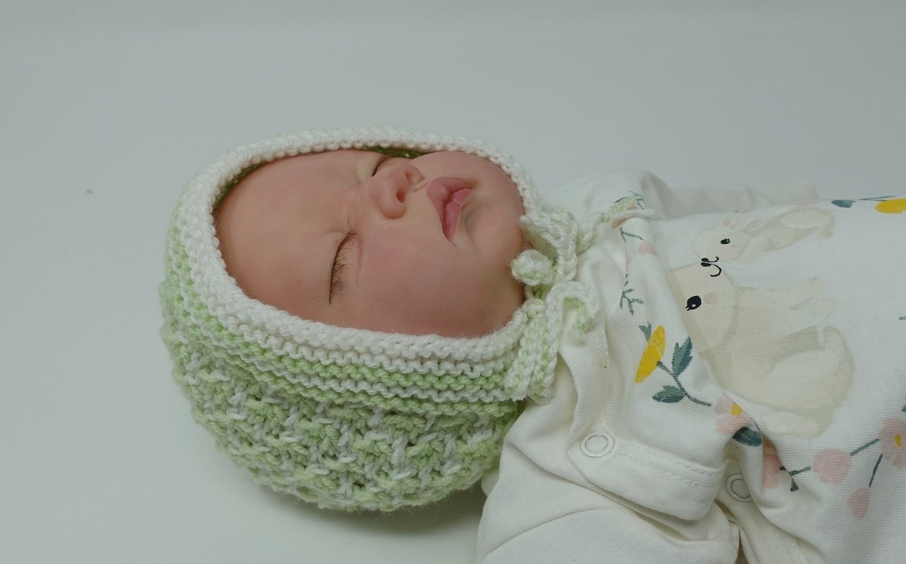Babymütze Blütenknospen - Bild 5