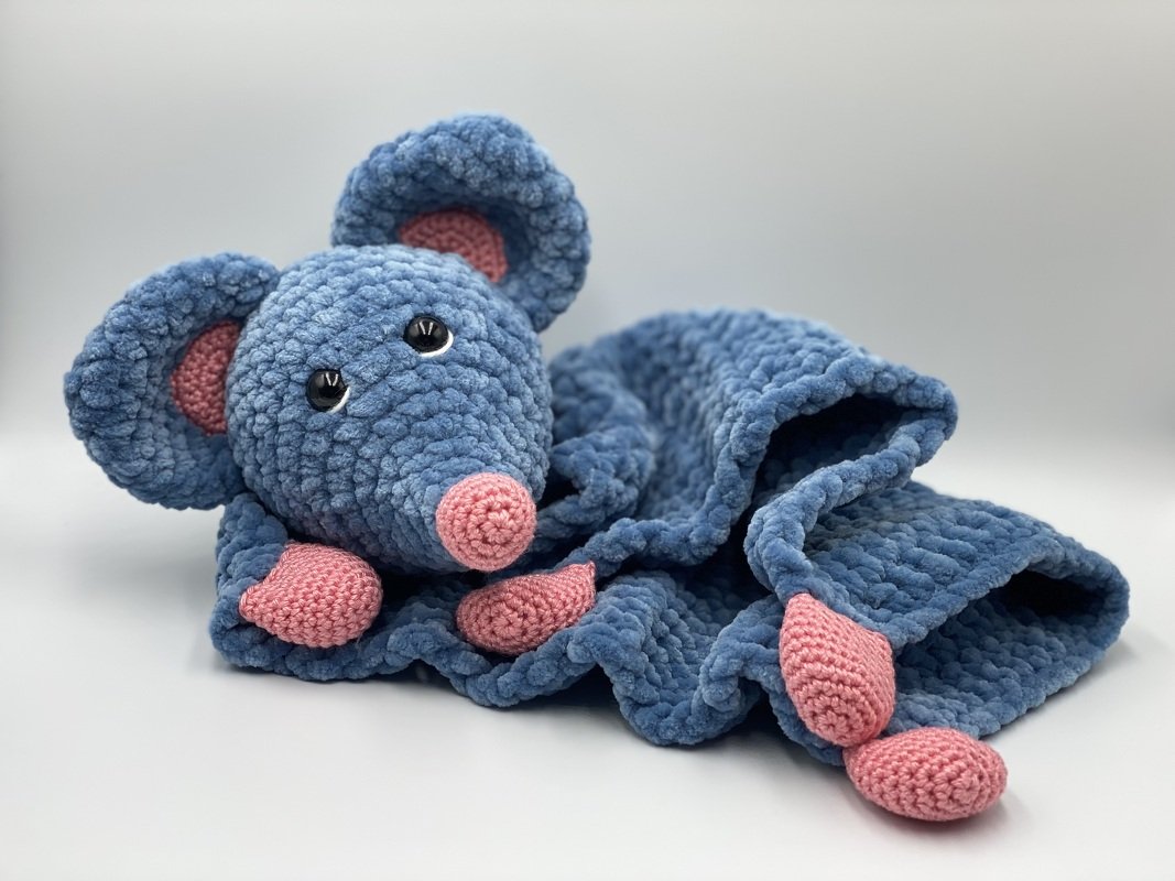 Crochet Pattern - comforter cat and mouse - Image 6
