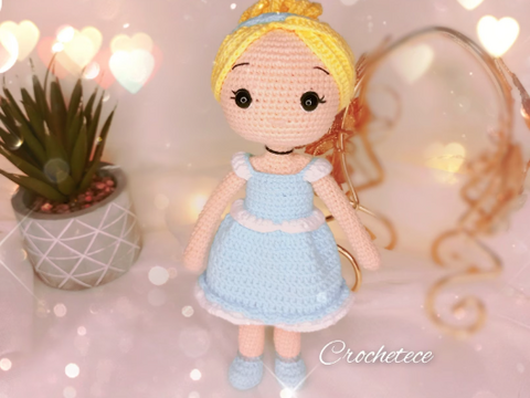 Crochet princess pattern amigurumi princess pattern crochet doll English