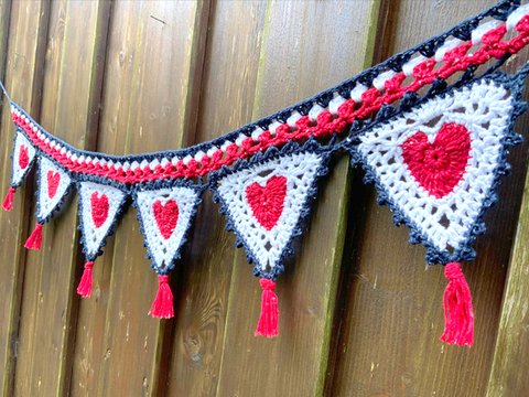 Herzige  Wimpelkette