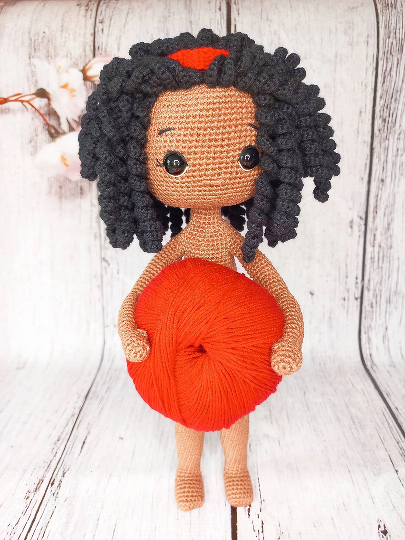 Crochet pattern doll Amigurumi doll Layla and Puppy - Image 8