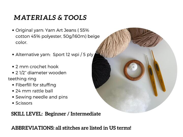Amigurumi crochet pattern, lion rattle toy, zodiac leo gift, baby teether