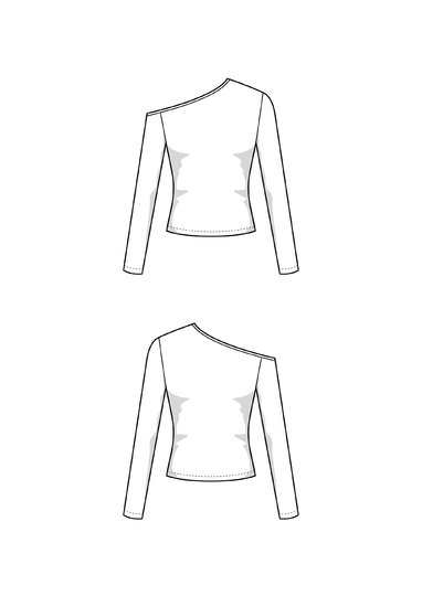 Schnittmuster nach deinen Maßen: Oberteil Damen einfach mit Video-Anleitung