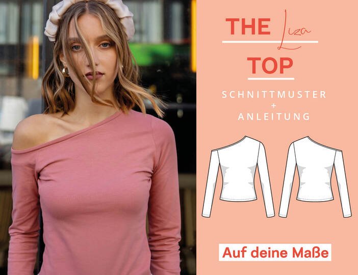 Schnittmuster nach deinen Maßen: Oberteil Damen einfach mit Video-Anleitung