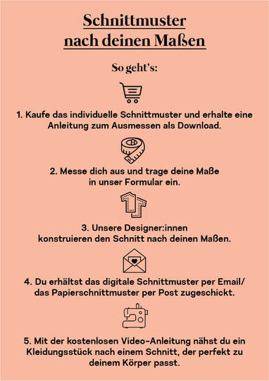Schnittmuster nach deinen Maßen: T-Shirt Damen Einfach mit Video-Anleitung