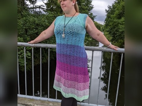 Soror Syren - asymmetrische Tunika oder Kleid häkeln