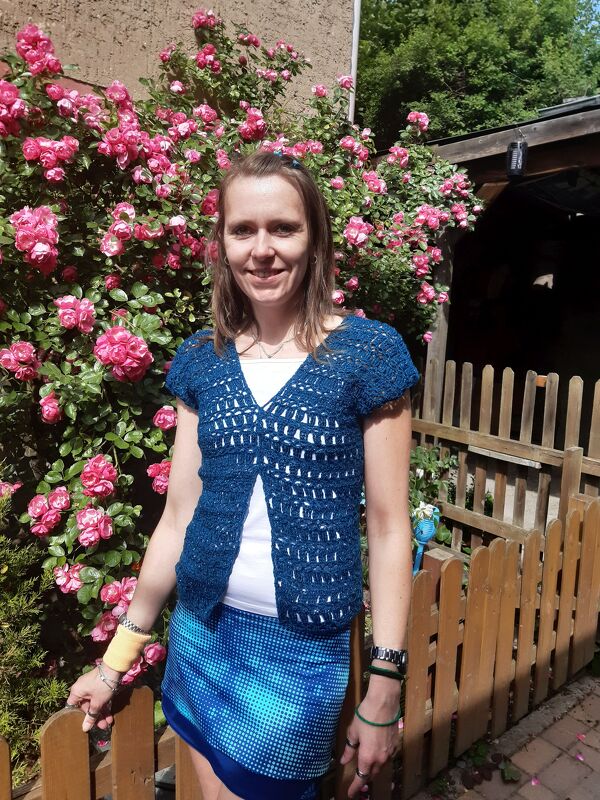 Shirt "coolness" Tunika häkeln Sommertop Häkelanleitung - Bild 6