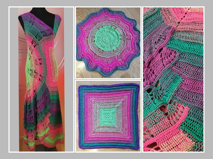 Shirt/Tunika/Kleid Crazy, Häkelanleitung