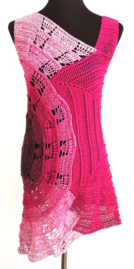 Shirt/Tunika/Kleid Crazy, Häkelanleitung